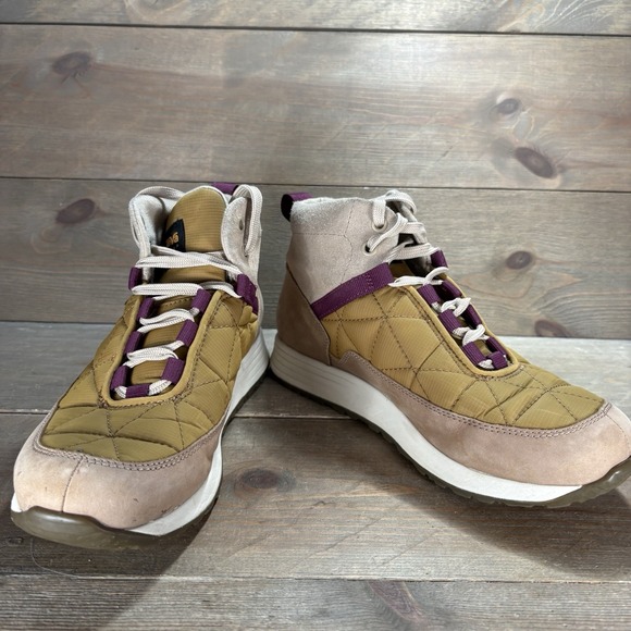 teva reember commute womens size 7 brown brown waterproof comfort boots - Picture 3 of 9